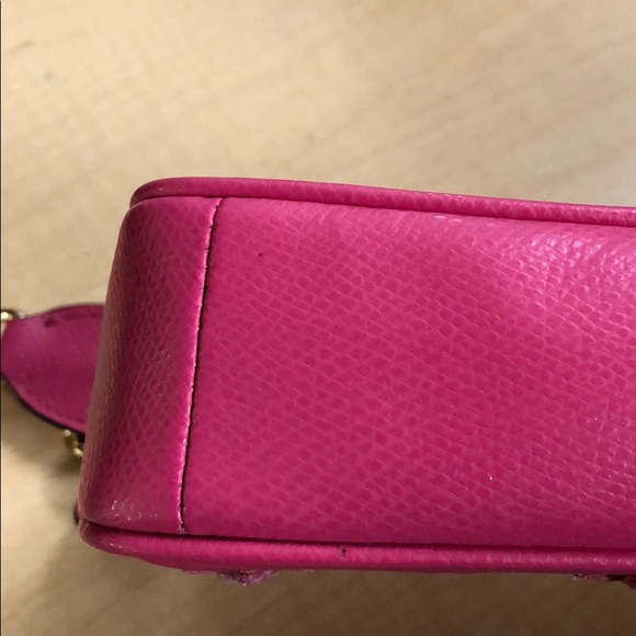 Large Wristlet 19’ Floral Appliqué Leather F65471 - Picture 5 of 11